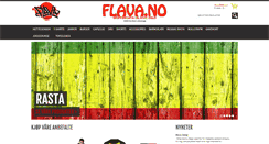 Desktop Screenshot of flava.no